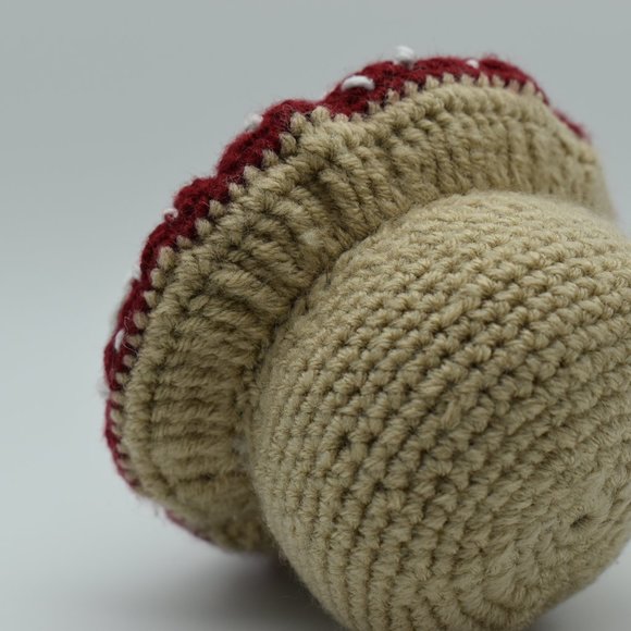 Handcrafted Crochet Plush Mushroom - Picture 4 of 7